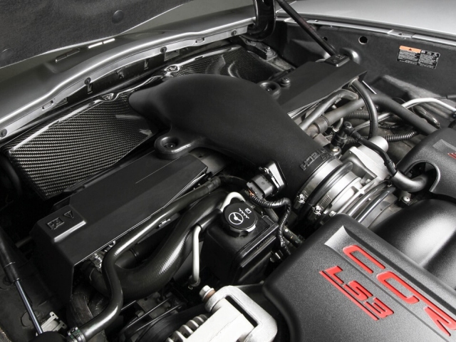 Holley iNTECH Cold Air Intake Carbon Fiber Cover (2005-2013 Corvette & Z06) - Click Image to Close