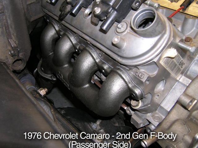 HOOKER BLACKHEART LS Cast Iron Exhaust Manifolds, Iron Grey Ceramic Finish (GM LS) - Click Image to Close