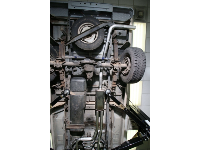HOOKER BLACKHEART Header-Back Single Outlet Exhaust, 3" (1975-1993 DODGE D100 & D150 2WD HEMI)