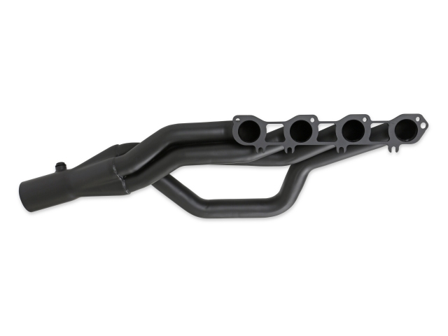 HOOKER BLACKHEART Mid-Length Headers, 1-7/8" x 3", Black Painted (1972-1974 DODGE D100 & D150 2WD HEMI)