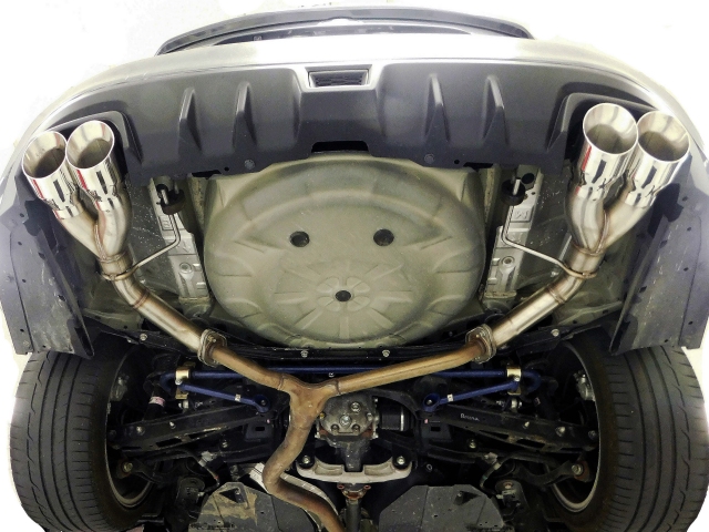 HOOKER BLACKHEART Axle-Back Exhaust w/o Mufflers, 2.5" (2015-2019 Impreza WRX & WRX STi)