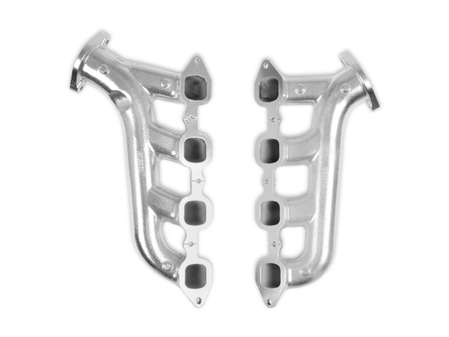 HOOKER BLACKHEART LT Swap Exhaust Manifolds, Silver Ceramic Finish - Click Image to Close