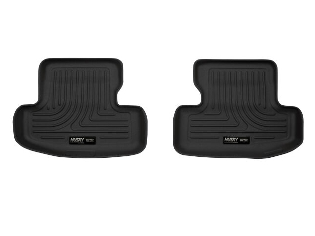 HUSKY X-ACT CONTOUR 2nd Seat Floor Liners, Black (2015-2024 Ford Mustang)