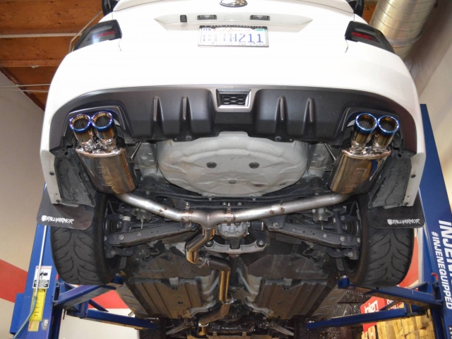 injen SES Cat-Back Exhaust w/ Burnt Titanium Tips (2015-2021 Subaru WRX & WRX STi)