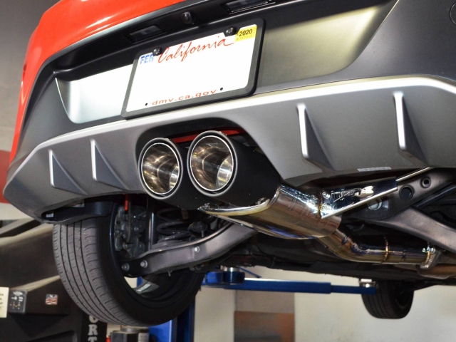 injen SES Axle-Back Exhaust w/ Dual Carbon Fiber Tips (2019-2021 Hyundai Veloster 1.6T)