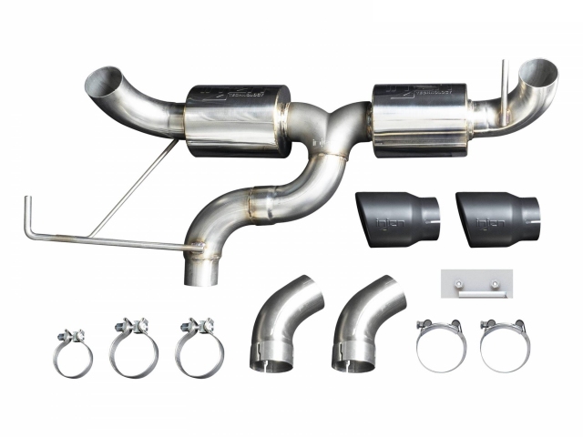 injen SES Axle-Back Exhaust w/ Black Ceramic Tips (2021-2022 Ford Bronco) - Click Image to Close