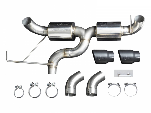 injen SES Axle-Back Exhaust w/ Black Ceramic Tips (2021-2022 Ford Bronco)