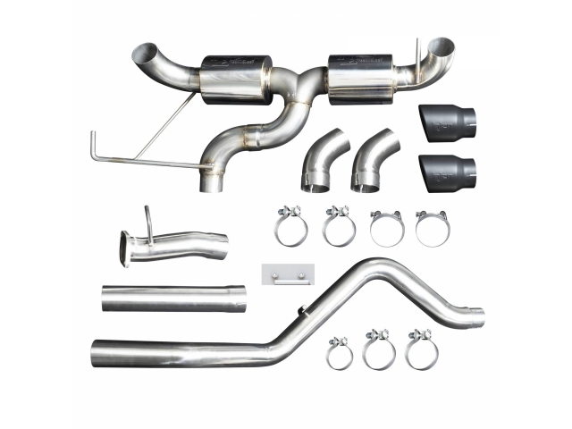 injen SES Cat-Back Exhaust w/ Black Ceramic Tips (2021-2022 Ford Bronco)