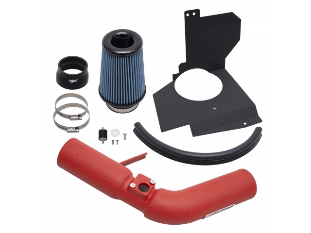 injen SP Short Ram Air Intake System w/ SuperNano-Web Air Filter, Wrinkle Red (2018-2021 Subaru WRX STi) - Click Image to Close