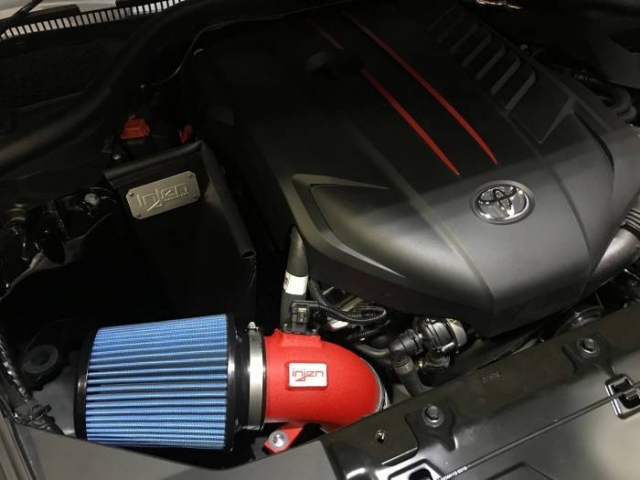 injen SP SERIES Cold Air Intake, Wrinkle Red (2020-2023 BMW Z4 & Toyota GR Supra 3.0T I6)