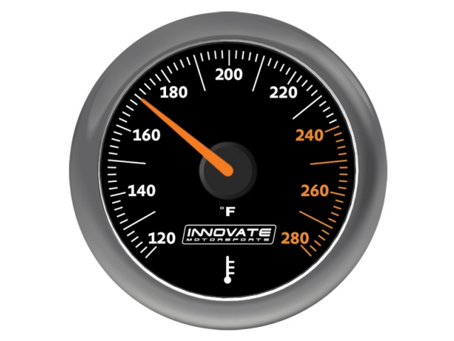 INNOVATE MTX-A Water/Oil (Fluid) Temperature Gauge - Click Image to Close