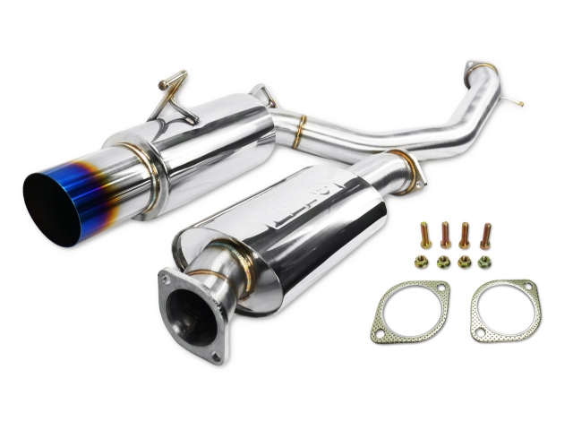ISR PERFORMANCE Single GT Exhaust w/ Burnt Tip (Nissan 370Z) - Click Image to Close