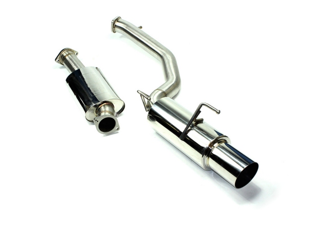 ISR PERFORMANCE Single GT Exhaust w/ Polished Tip (Nissan 370Z) - Click Image to Close