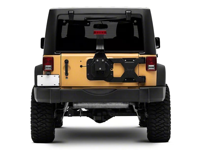 Jeep HD Tire Carrier w/ Mount & Jeep Logo (2007-2018 Jeep Wrangler JK & JKU)