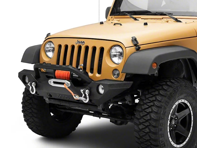 Jeep Trail Force HD Front Bumper w/ Jeep Logo (2007-2018 Jeep Wrangler JK & JKU)