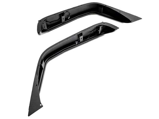 Jeep Tubular Fender Flares w/ LED DRL & Jeep Logo, Front (2007-2018 Jeep Wrangler JK & JKU)