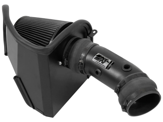 K&N DRYFLOW Performance Air Intake System, Black (2017-2021 Dodge Charger & Challenger 6.2L Hellcat)