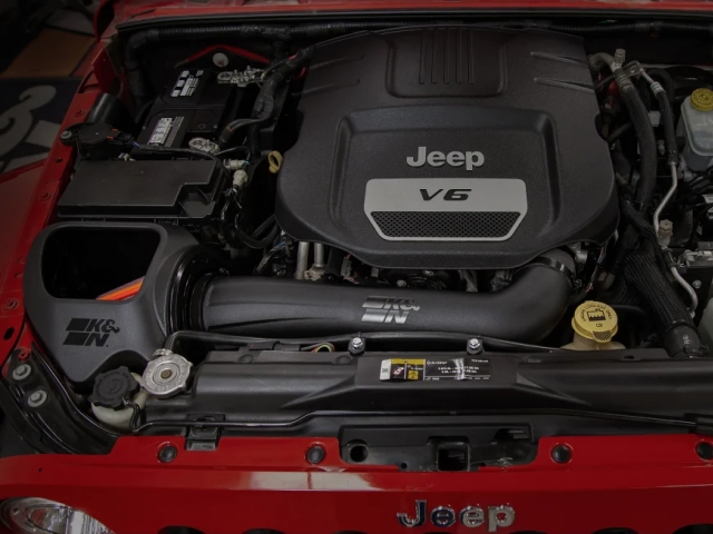 K&N 50 SERIES NEXTGEN3 Performance Air Intake System, Black (Jeep Wrangler JK & JKU)
