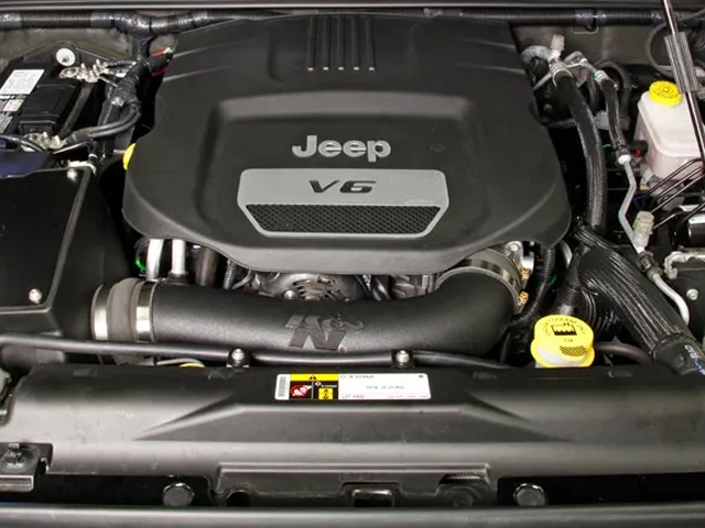 K&N 57 Series FIPK Gen II Performance Air Intake System, Black (2012-2018 Jeep Wrangler JK & JKU 3.6L V6)
