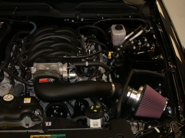 K&N 63 Series Aircharger Performance Air Intake System, Black (2007-2009 Ford Mustang GT)