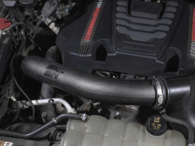 K&N Inlet Boost Tubes, Black (2017-2020 Ford F-150 3.5L EcoBoost & Raptor) - Click Image to Close