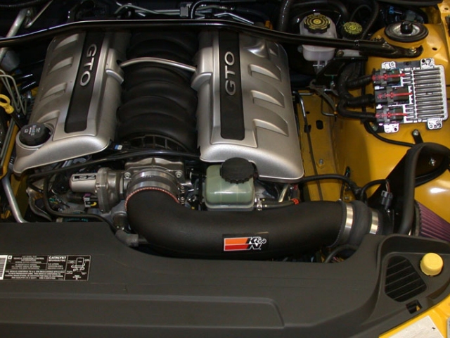 K&N 63 Series Aircharger Performance Air Intake System, Black (2006 Pontiac GTO)