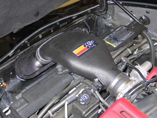 K&N 63 Series Aircharger Performance Air Intake System, Black (2006-2009 Chevrolet Corvette Z06)