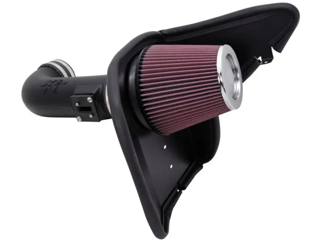 K&N 63 Series Aircharger Performance Air Intake System, Black (2010-2015 Chevrolet Camaro SS) - Click Image to Close