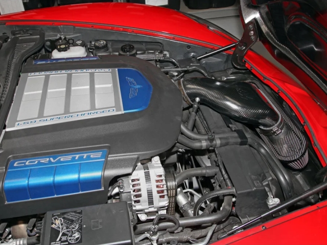 K&N 63 Series Aircharger Performance Air Intake System, Carbon Fiber (2009-2013 Chevrolet Corvette ZR1)