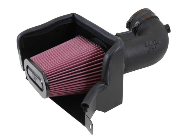 K&N 63 Series Aircharger Performance Air Intake System, Black (2014-2019 Chevrolet Corvette 6.2L LT1)