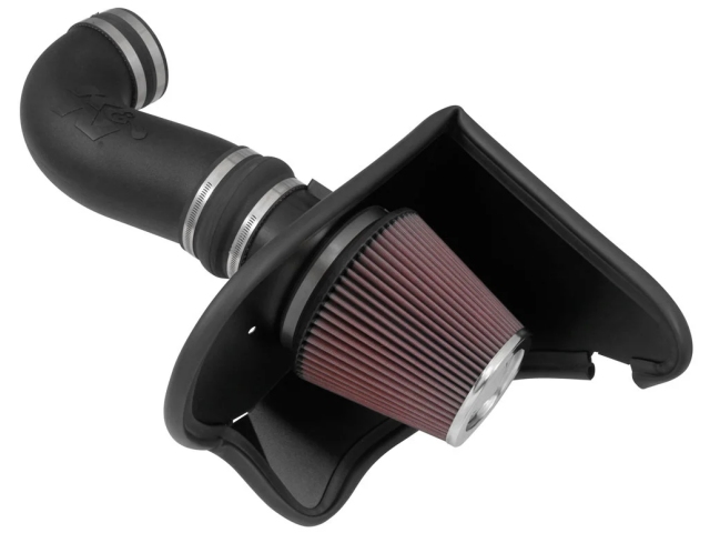 K&N 63 Series Aircharger Performance Air Intake System, Black (2016-2023 Chevrolet Camaro SS)