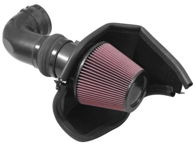 K&N 63 Series Aircharger Performance Air Intake System, Carbon Fiber (2017-2023 Chevrolet Camaro ZL1)