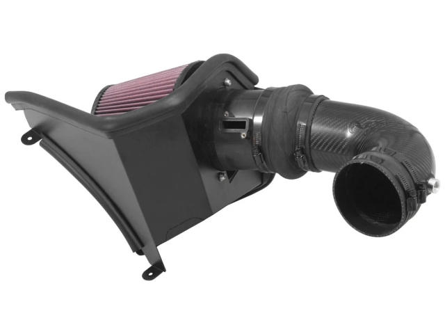 K&N 63 Series Aircharger Performance Air Intake System, Carbon Fiber (2017-2023 Chevrolet Camaro ZL1)