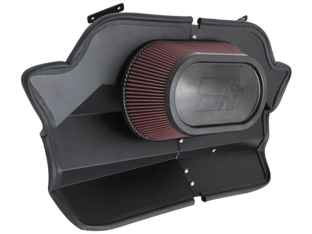 K&N 63 Series Aircharger Performance Air Intake System, Black (2020-2023 Chevrolet Corvette 6.2L LT2)