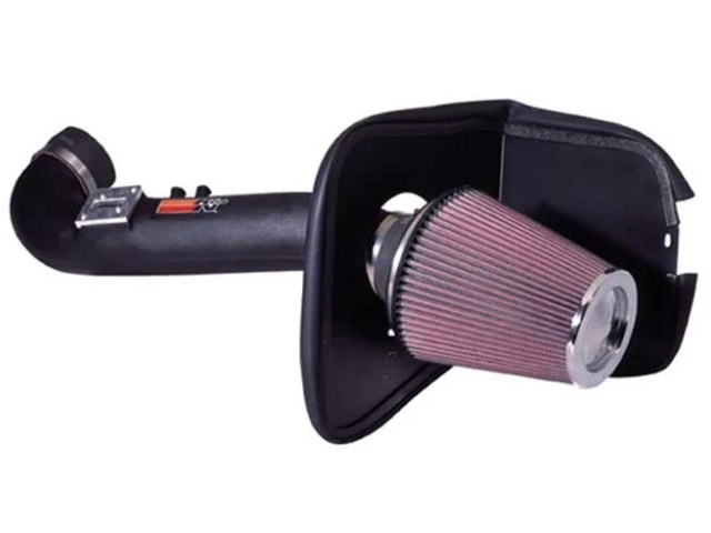 K&N 63 Series Aircharger Performance Air Intake System, Black (2004-2015 Nissan Titan 5.6L V8)