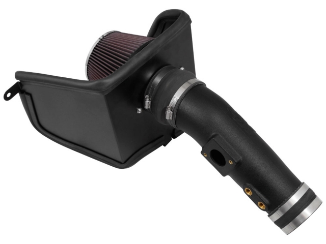 K&N 63 Series Aircharger Performance Air Intake System, Black (2017-2023 Nissan Titan 5.6L V8)