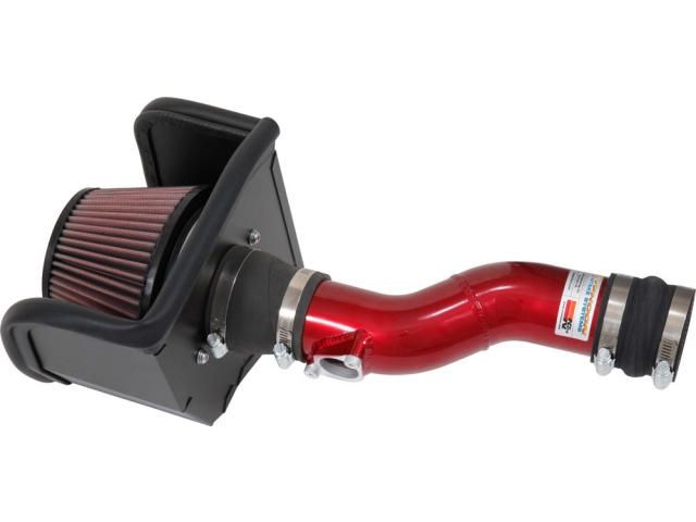 K&N 69 Series Typhoon Performance Air Intake System, Candy Red Powder Coating (2017-2020 Honda Civic Si)