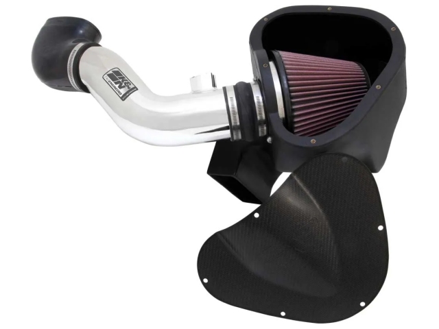 K&N 69 Series Typhoon Performance Air Intake System, Polished (2010 Ford Mustang GT)