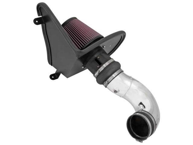 K&N 69 Series Typhoon Performance Air Intake System, Polished (2016-2023 Chevrolet Camaro SS) - Click Image to Close