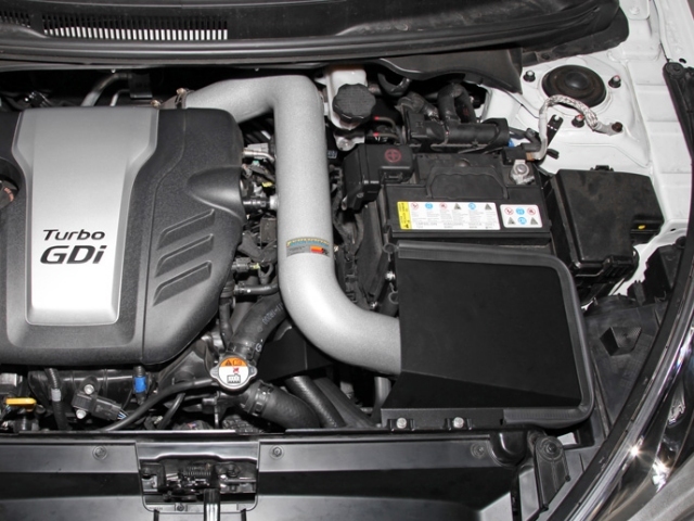 K&N 69 Series Typhoon Performance Air Intake System, Silver (2013-2017 Hyundai Veloster Turbo)