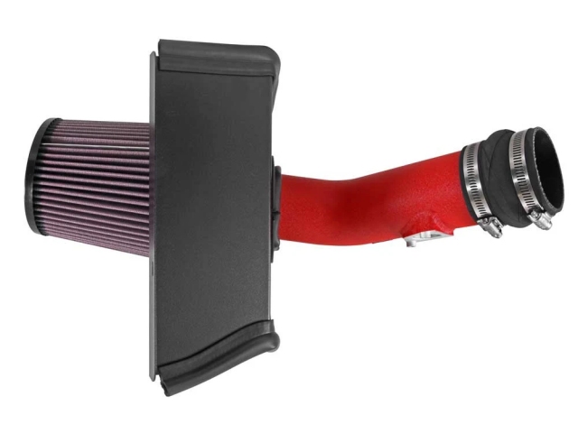 K&N 69 Series Typhoon Performance Air Intake System, Wrinkle Red (2015-2017 Subaru WRX STi)