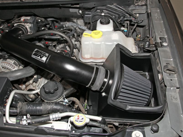 K&N 71 Series Blackhawk Induction Performance Air Intake System, Textured Black (2011-2012 Ford F-150 6.2L V8)