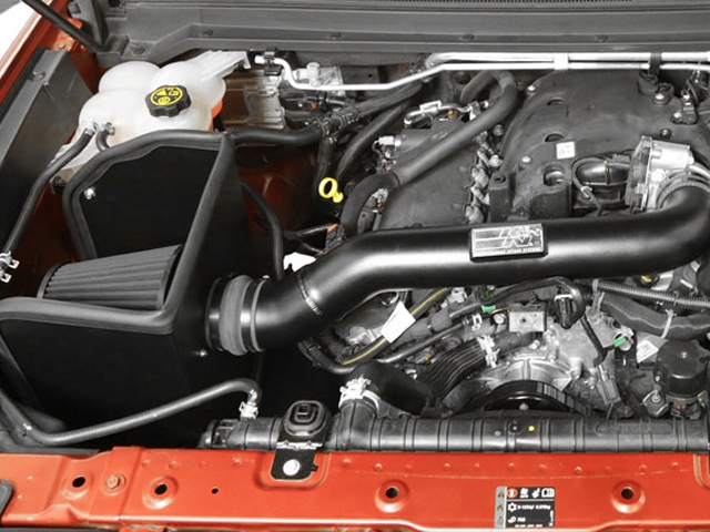 K&N 71 Series Blackhawk Induction Performance Air Intake System, Textured Black (2017-2022 Chevrolet Colorado & GMC Canyon 3.6L V6)