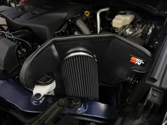 K&N 71 Series Blackhawk Induction Performance Air Intake System, Black (2022-2023 Toyota Tundra & 2023 Sequoia 3.4TT V6) - Click Image to Close