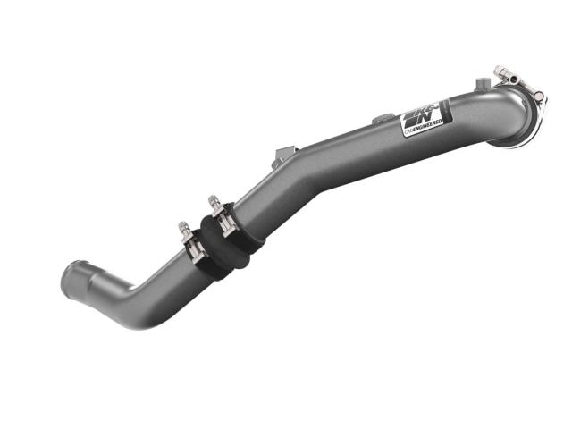 K&N Charge Pipe Kit, Gunmetal Gray (2022-2024 Honda Civic Si)