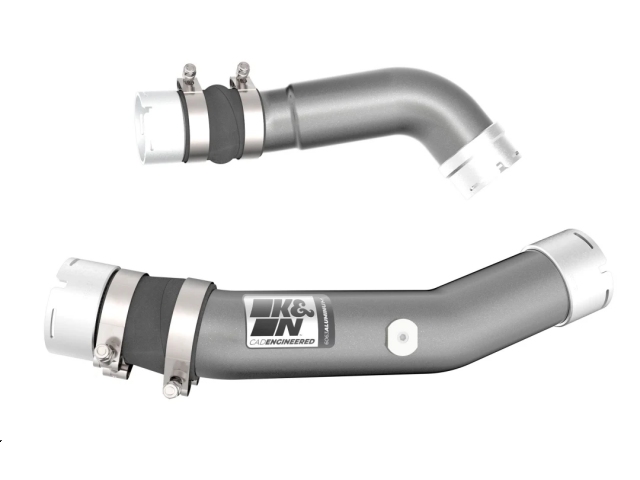 K&N Charge Pipe Kit, Gunmetal Gray (2024 Toyota Tacoma 2.4T I4)