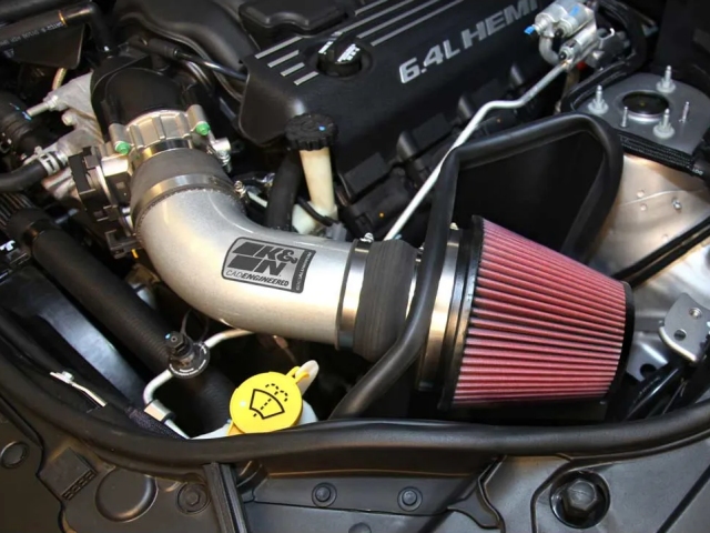 K&N 77 Series Performance Air Intake System, Silver (2012-2022 Dodge Durango & Jeep Grand Cherokee SRT)