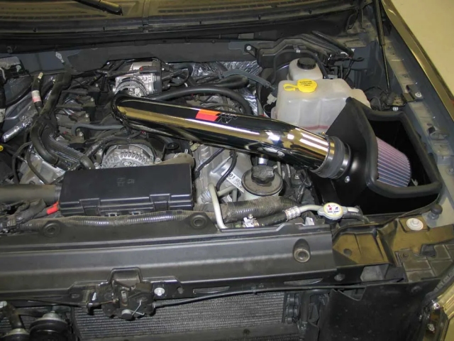 K&N 77 Series Performance Air Intake System, Polished (2011-2012 Ford F-150 6.2L V8)