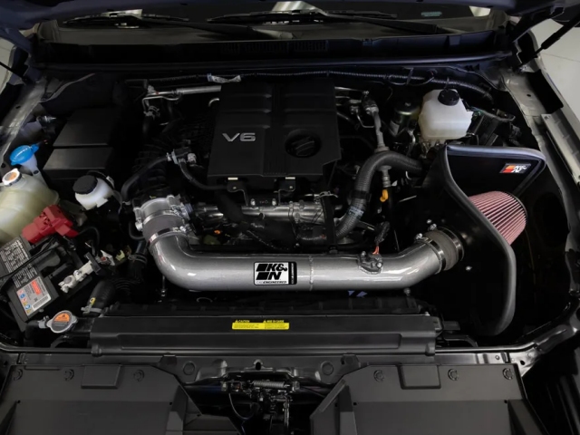 K&N 77 Series Performance Air Intake System, Gunmetal Gray (2022-2023 Nissan Frontier 3.8L V6)