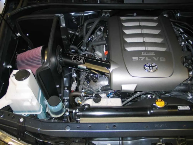 K&N 77 Series Performance Air Intake System, Polished (2007-2011 Toyota Tundra & 2008-2011 Sequoia 5.7L V8)
